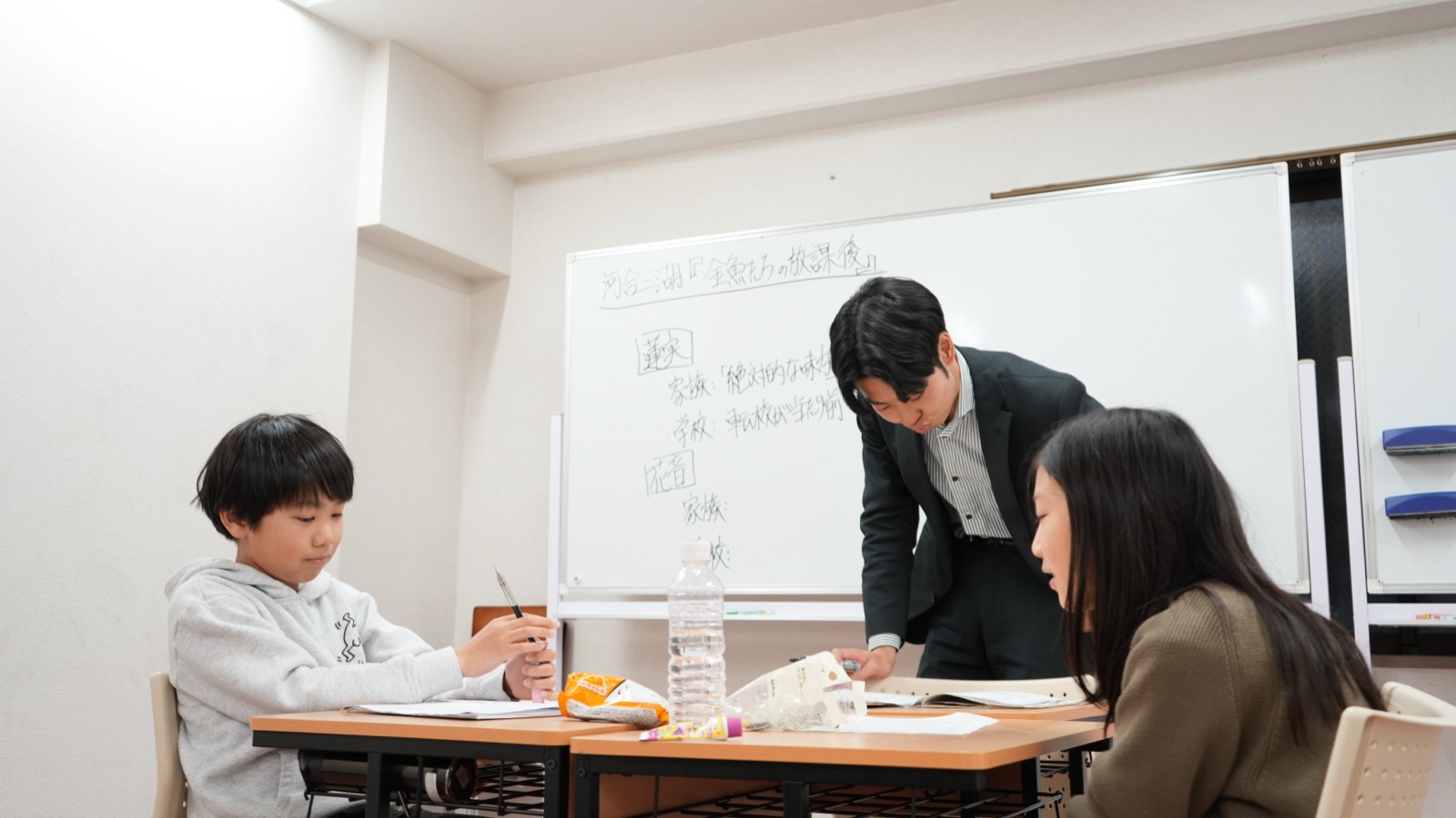 添削する手元