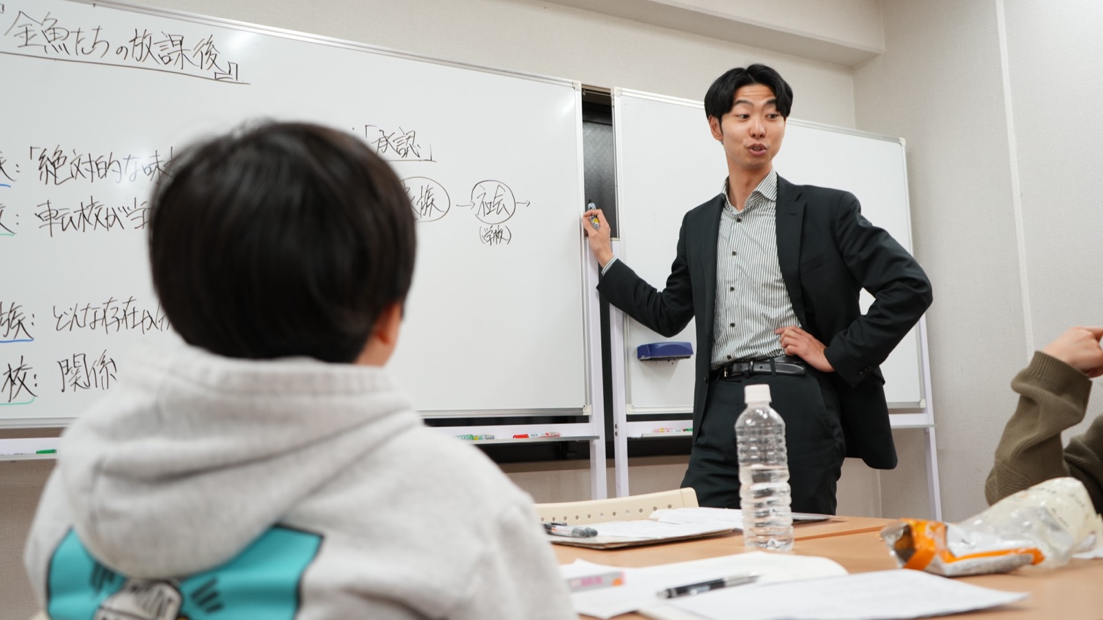 読書感想文の構成を板書で解説